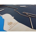 Дерев'яна карта територіальної громади Лиманське Одеської області