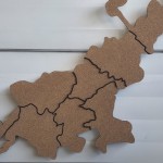 Пробкова (коркова) мапа міста Кривий Ріг