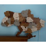 Багатошарова карта України з годинником