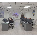 Деталізована карта України з підсвічуванням річок, колір Модерн