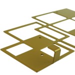 Вішалка настінна Glozis Bau Bronze / Black